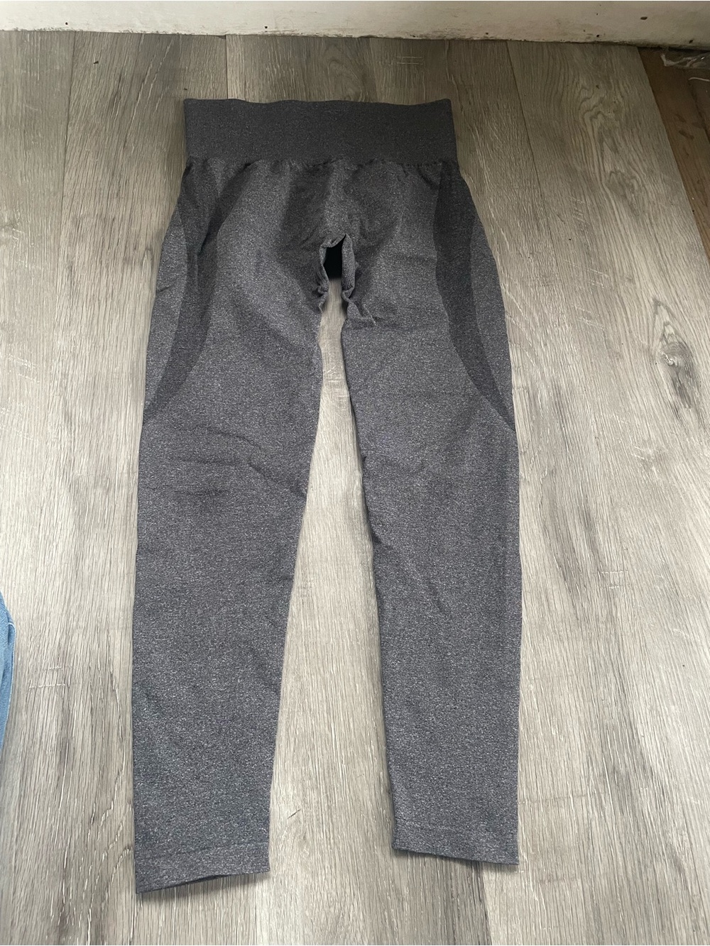 High-Rise Charcoal Seamless Leggings